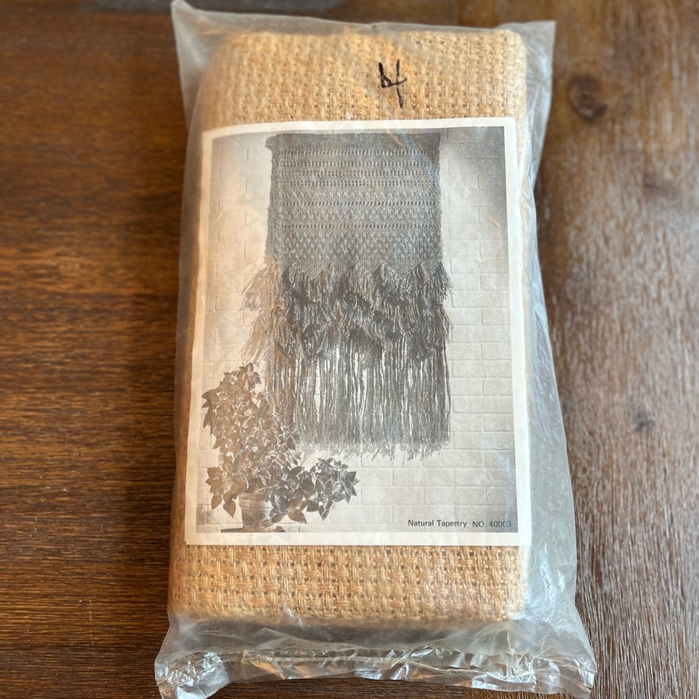 BOHO 1970s | Natural Tapestry Kit | Craft Creations | NEW & Unopened |Wall Decor